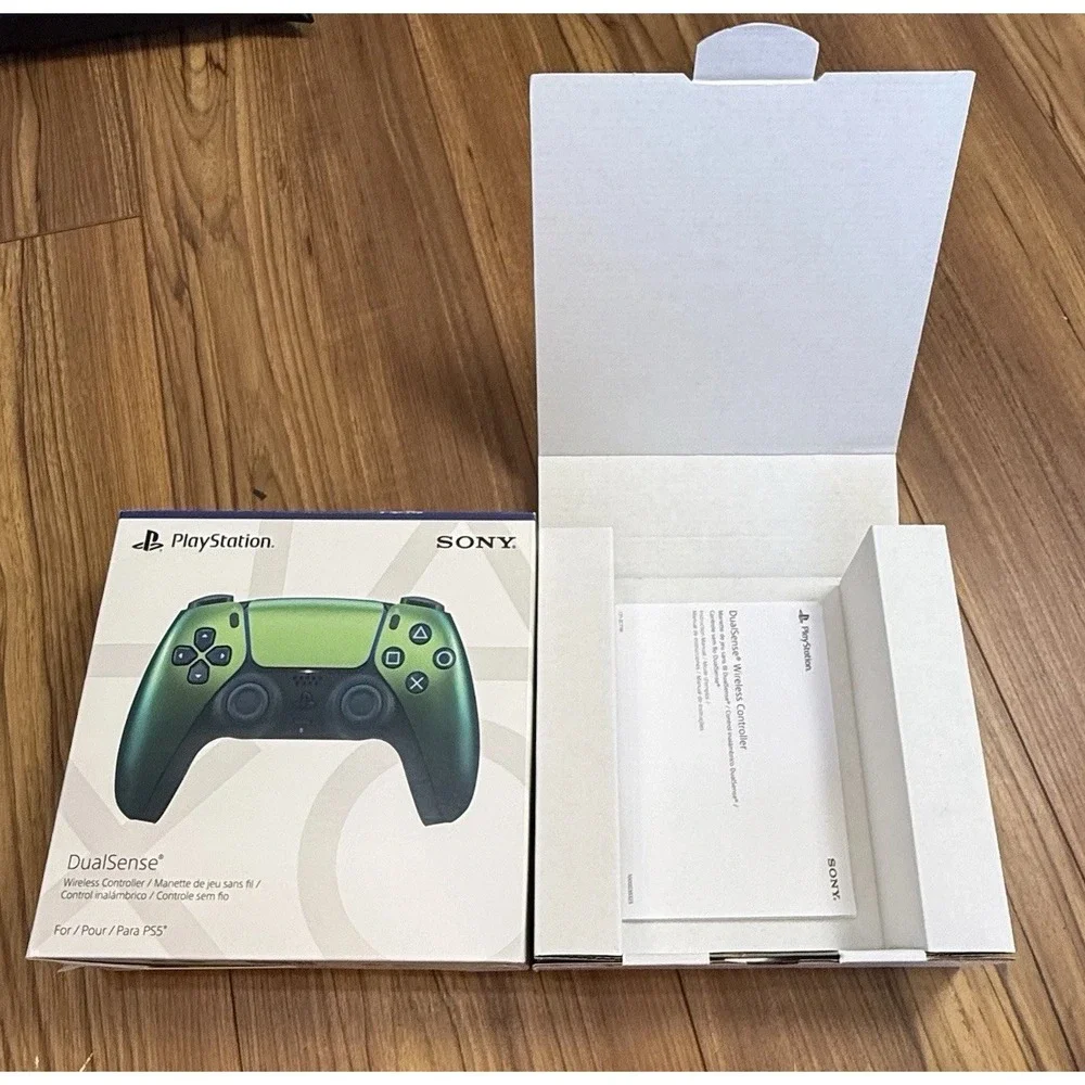 PlayStation PS5 Green Chroma Controller BOX ONLY  W/ Instructions‎ Reseller Gift